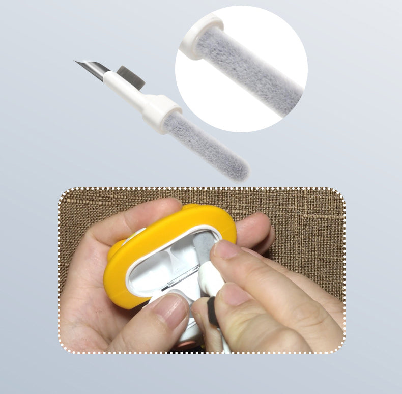 Multifunctional Bluetooth Headset Cleaning Pen 3 In 1 Airpods Earbuds Mobile Phone Computer Cleaning Cleaning Brush