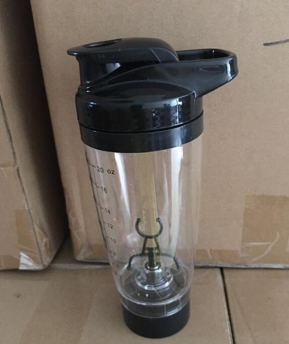 Electric protein shaker bottle 600ml capacity