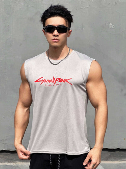 Men's workout tank top for fitness and strength training