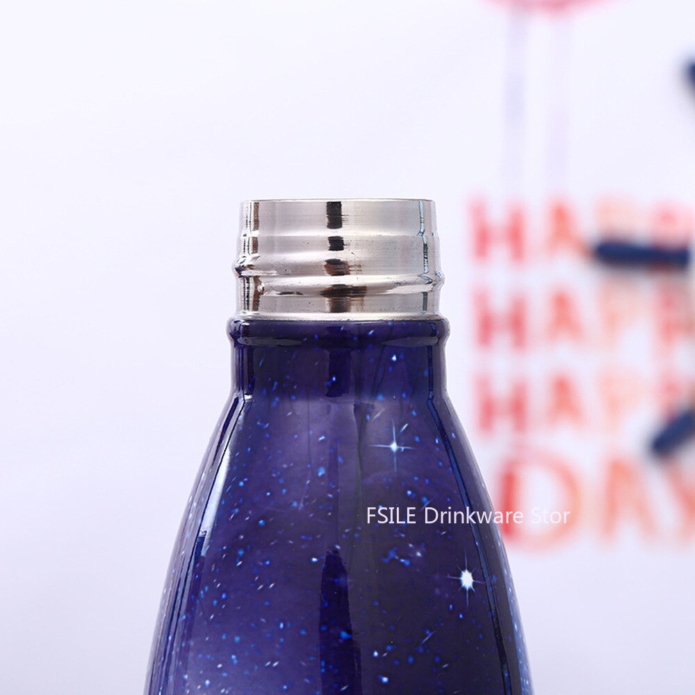 Stainless steel insulated water bottle with leak resistant lid