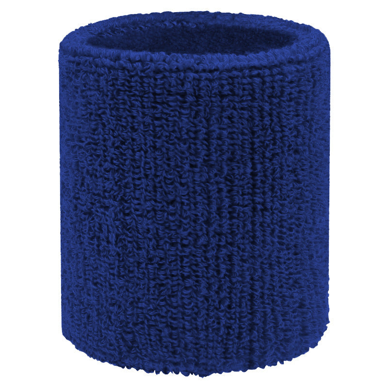 Sports wrist support made from polyester cotton and rubber