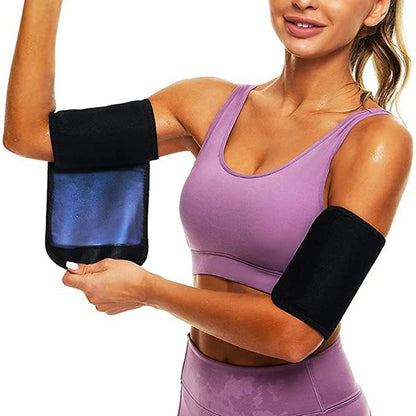 Compression arm sleeves made from polyester fiber