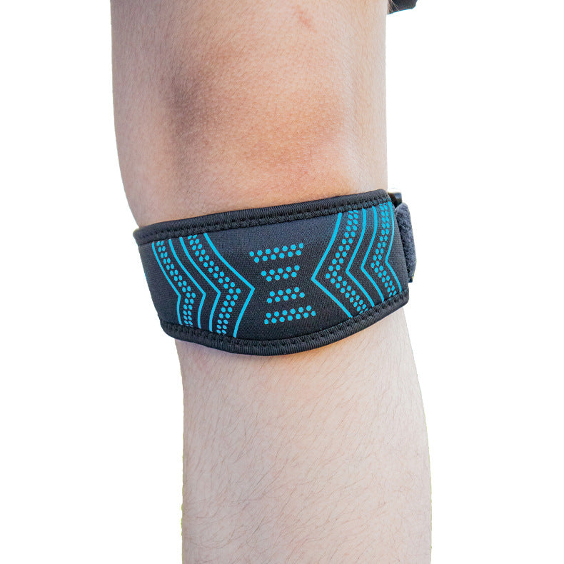 Knee compression sleeve for cycling and hiking support