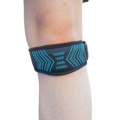Knee compression sleeve for cycling and hiking support