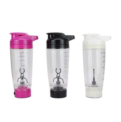 Electric protein shaker bottle portable fitness mixer