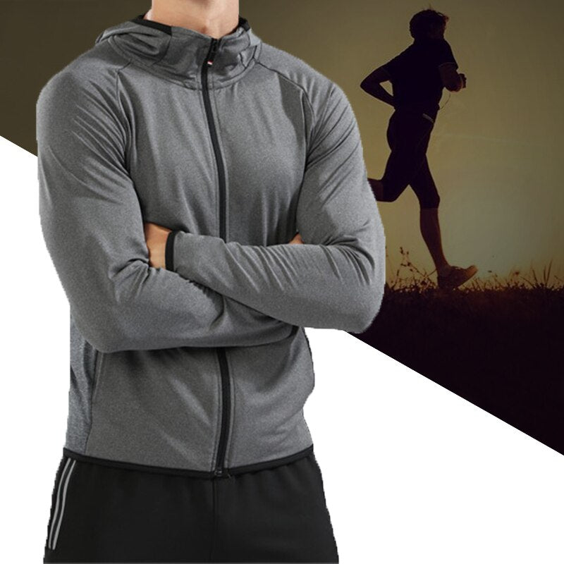 Men's running jacket lightweight workout top