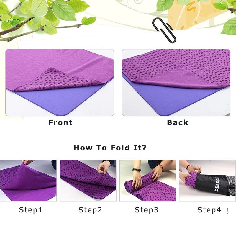 Yoga mat towel 183 x 63 cm for yoga practice