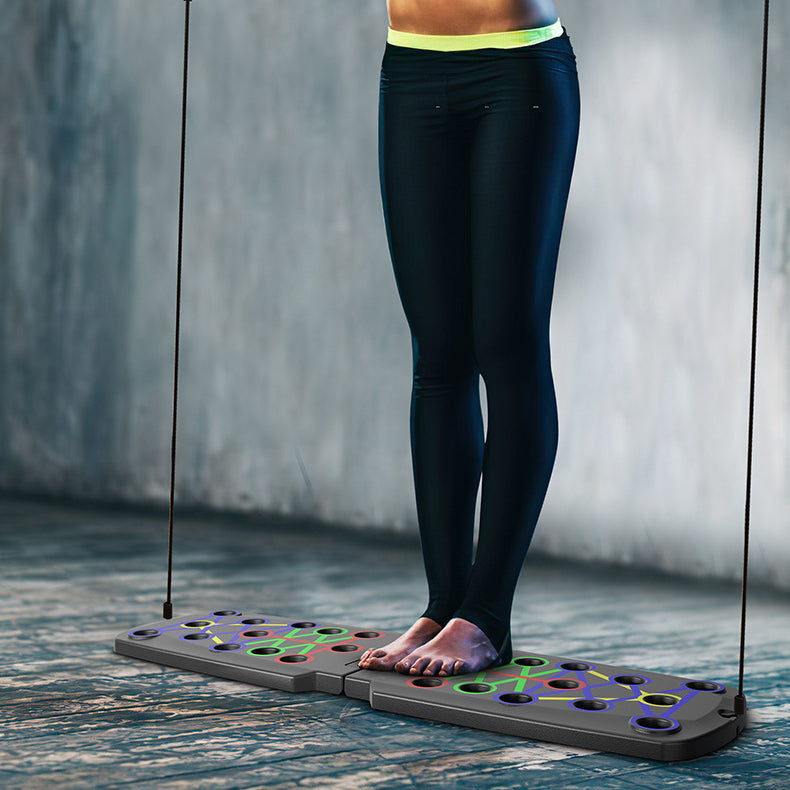 Push up board for shoulder and triceps training