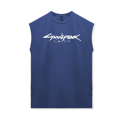 Men's workout tank top gaming themed fitness sportswear
