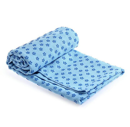 Yoga mat towel absorbent microfiber exercise mat cover