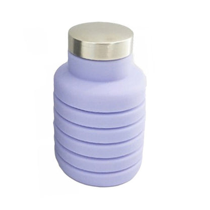 Collapsible water bottle for cycling and travel