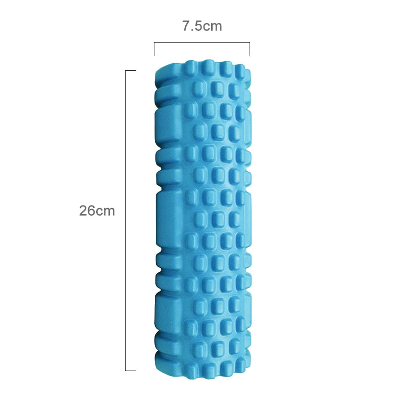 Foam roller for yoga Pilates and stretching exercises
