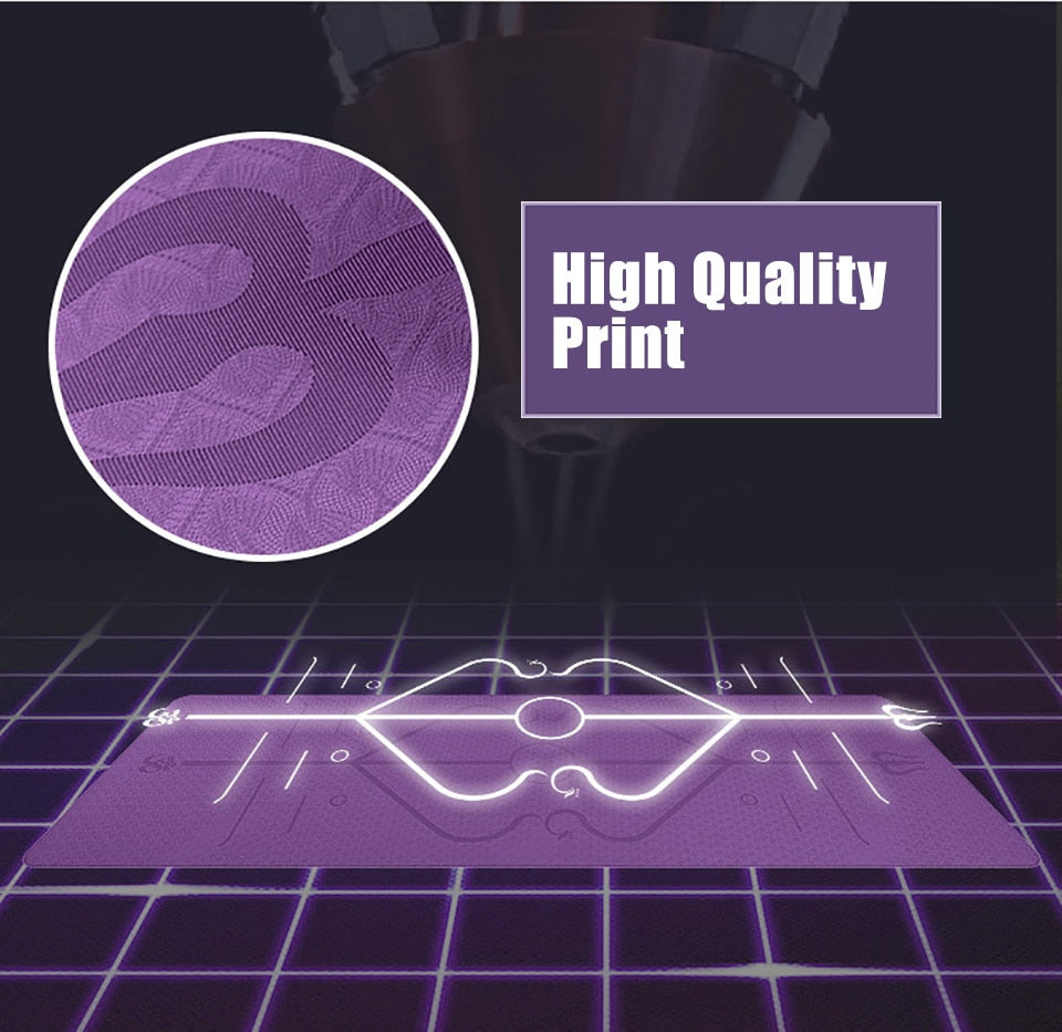 TPE yoga mat for home gym and fitness workouts