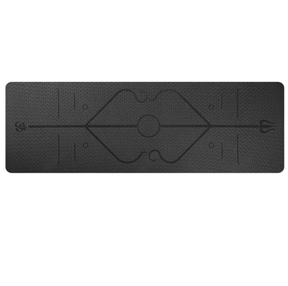 TPE yoga mat for Pilates stretching and floor exercises