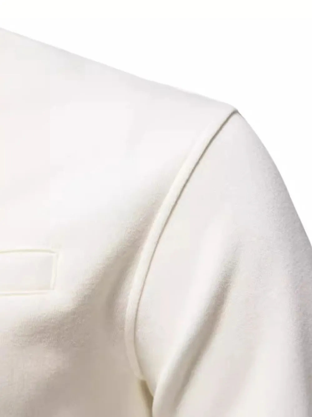 Men's quarter zip sweatshirt with high neck design