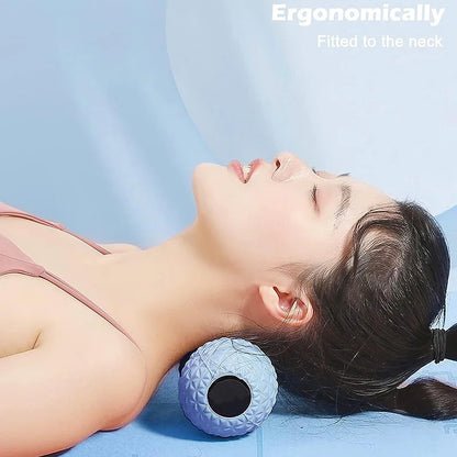 Peanut massage ball for back and neck trigger point massage
