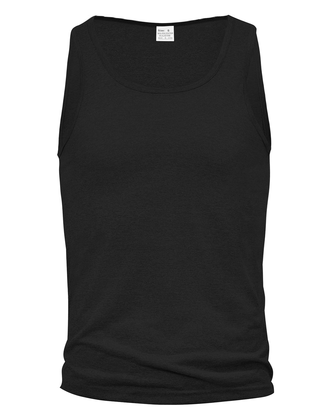 Men's workout tank top fitted sleeveless athletic shirt