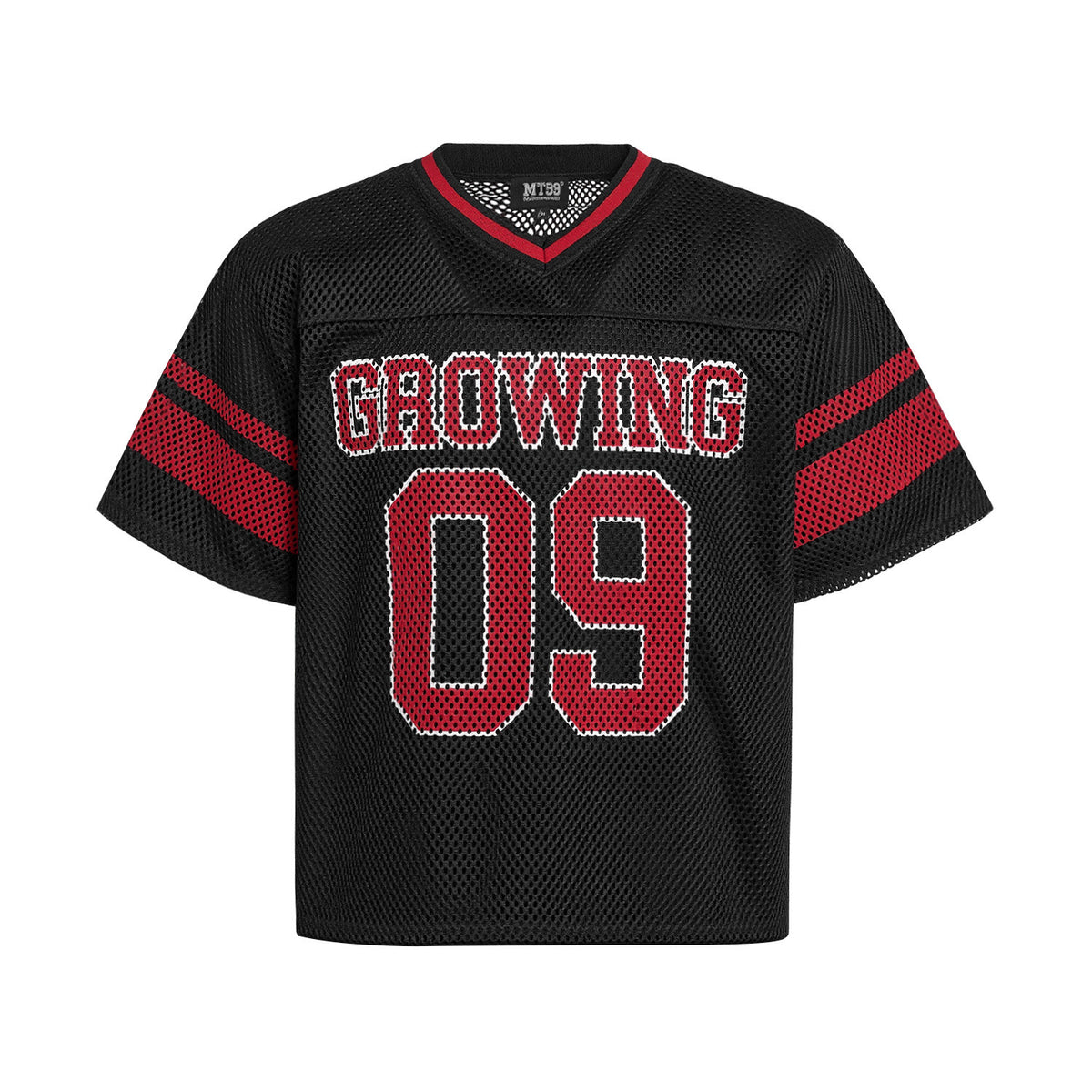Basketball training shirt with round neck design