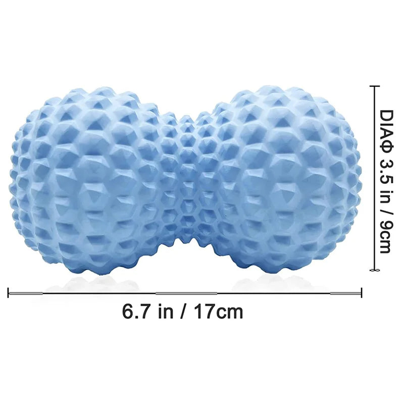 Peanut massage ball for post workout muscle recovery
