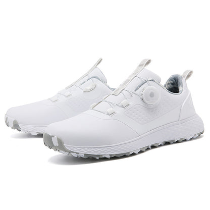 Professional Casual Unisex Golf Shoes with Rotating Button Spikes