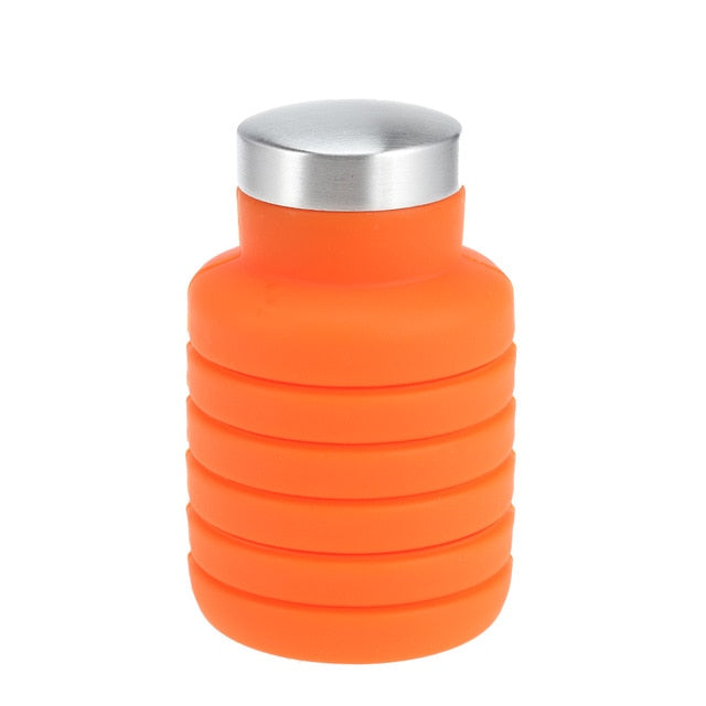 Collapsible water bottle lightweight portable design