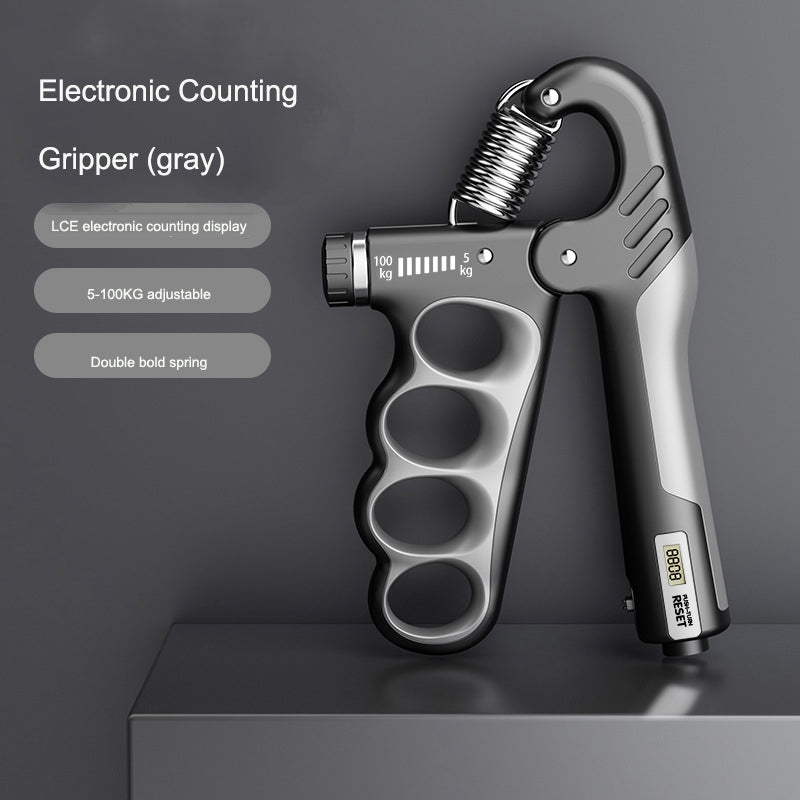 Adjustable hand grip strengthener for wrist fitness exercises
