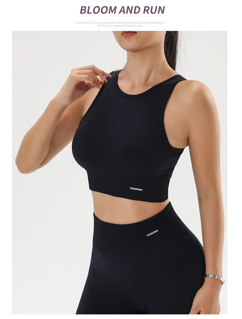 Breathable sports bra, yoga running bra for women