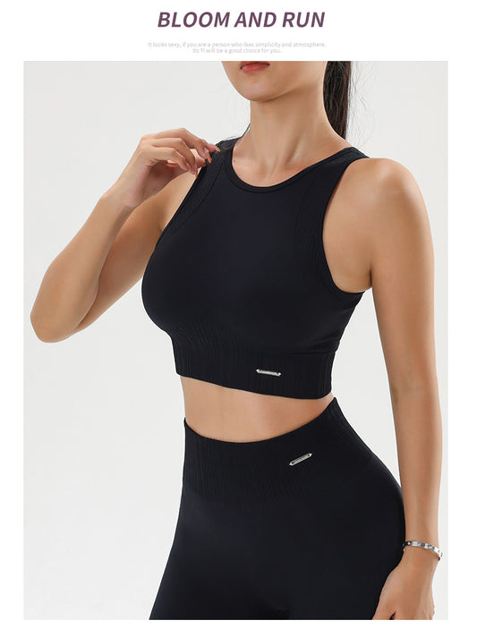 Breathable sports bra, yoga running bra for women