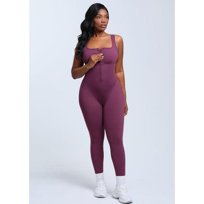Beautiful back yoga jumpsuit