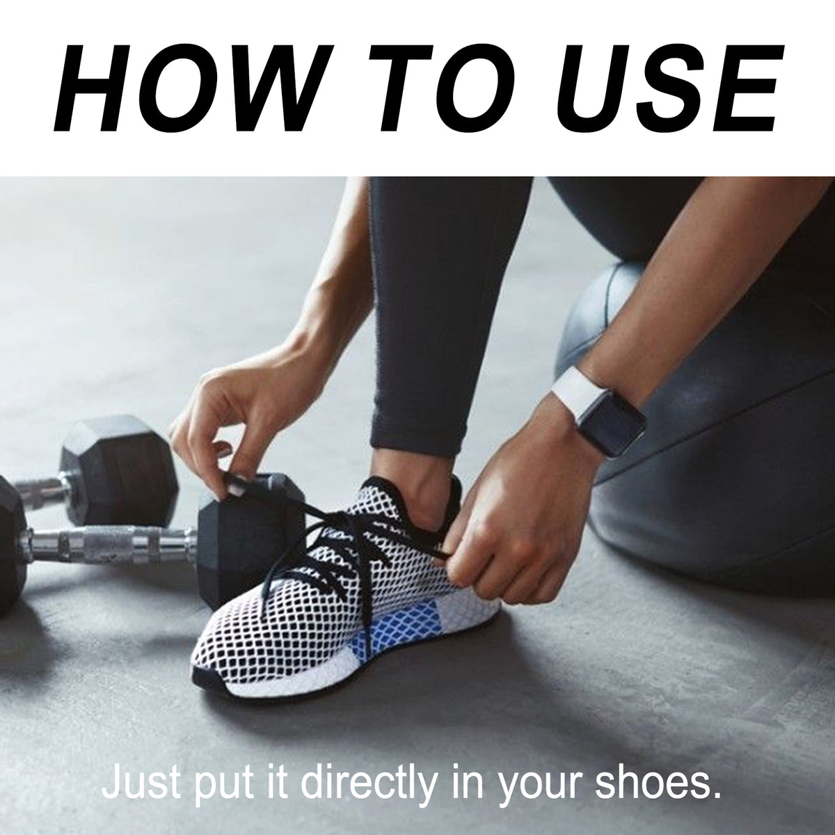 HOUKEA Ultra Performance Boost Insoles, Soft And Comfortable Elastic Insoles For Outdoor Sports Running Wear Resistant Non-Slip Care Insoles