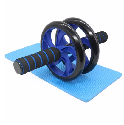 Ab roller wheel with comfortable foam grip handles