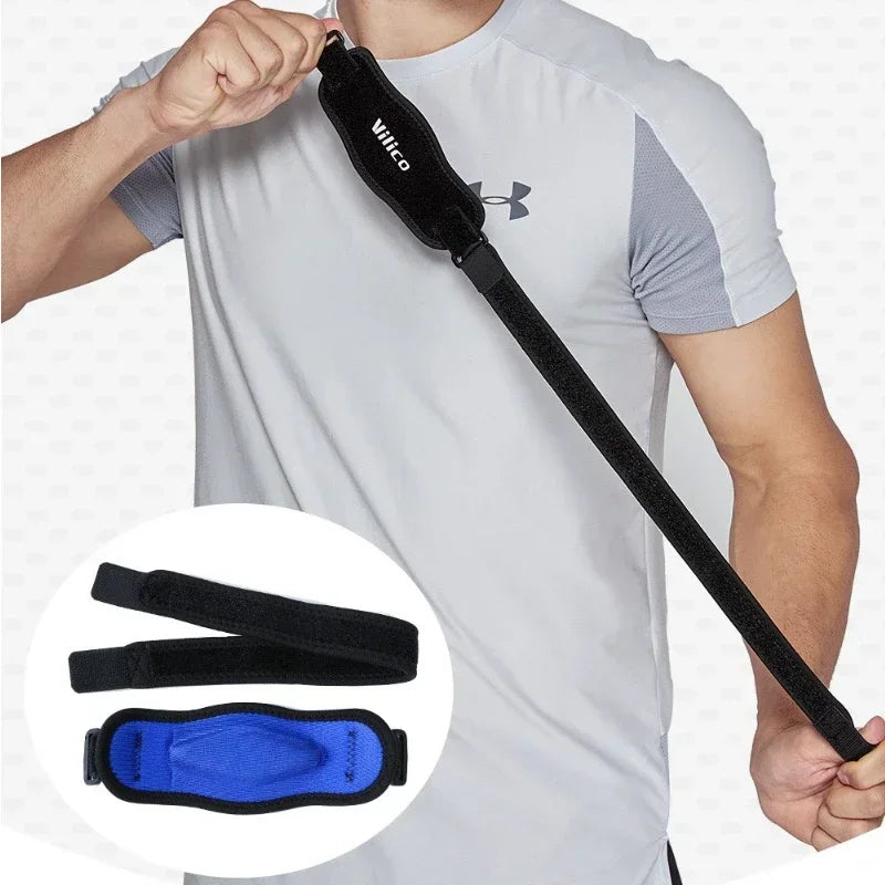 Elbow compression sleeve sports support in black