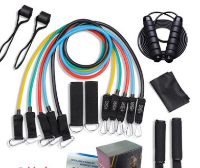 Resistance bands set for full body strength training