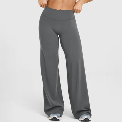 Straight yoga pants for women