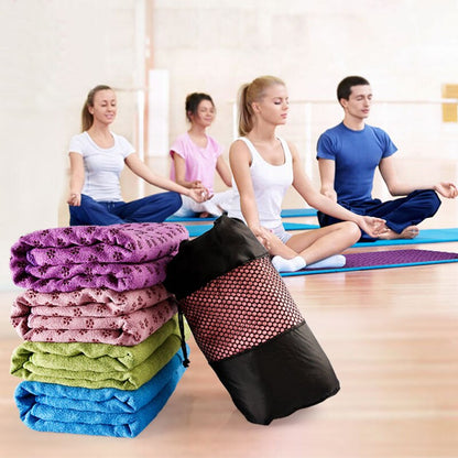 Yoga mat towel for home gym Pilates and stretching