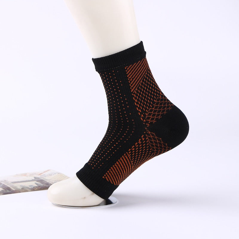 Ankle compression socks for exercise and training