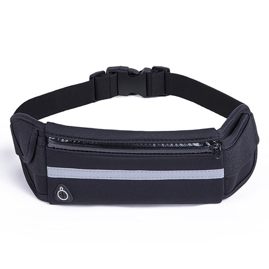 Running belt with water bottle holder and phone pocket