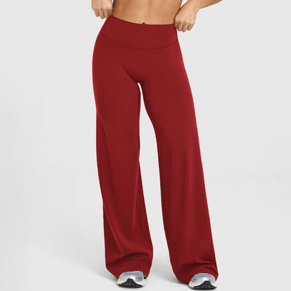 Straight yoga pants for women