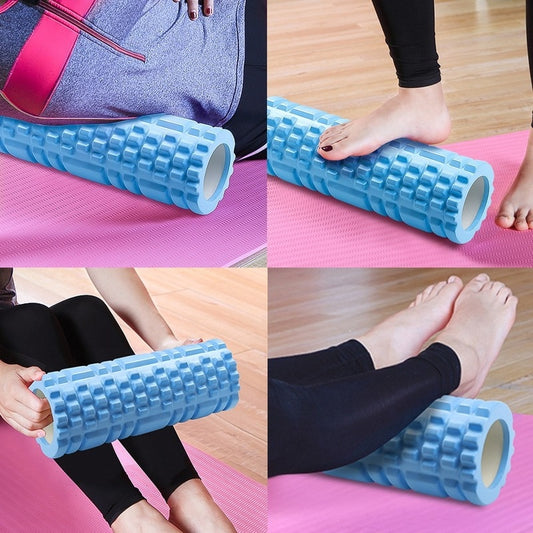 Foam roller for muscle massage and workout recovery