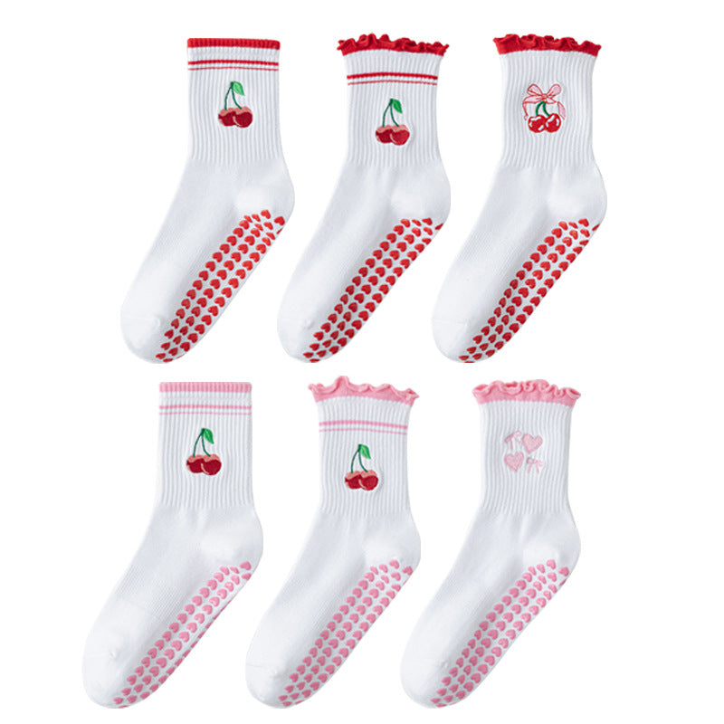 1. Yoga socks for women one size cotton indoor socks