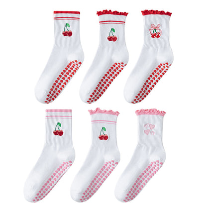 1. Yoga socks for women one size cotton indoor socks