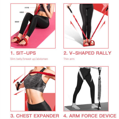 Pedal resistance band for arms chest back and leg training