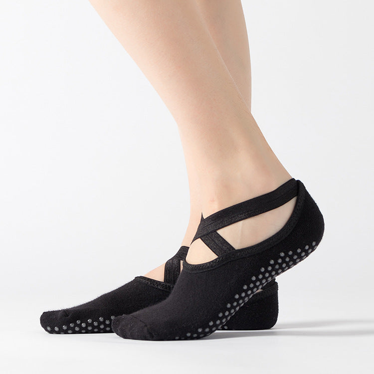 Pilates grip socks for yoga and indoor workouts