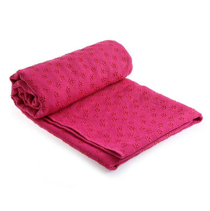 Yoga mat towel lightweight portable workout accessory