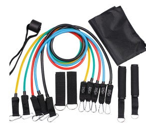 Resistance bands set for full body strength training