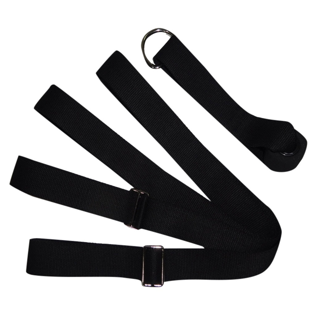 Door leg stretcher strap for ballet stretching exercises