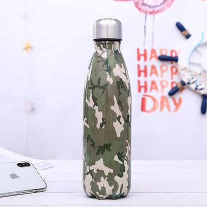 Stainless steel insulated water bottle for gym and workouts
