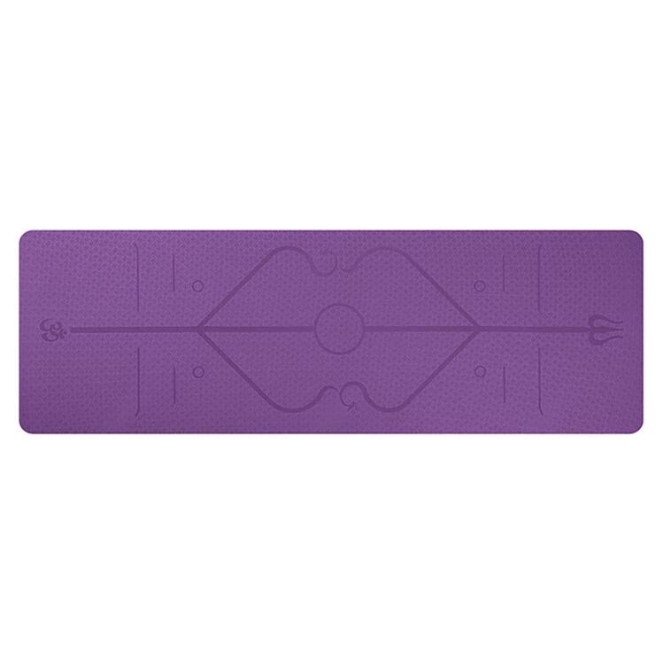 TPE yoga mat 6mm thick for yoga and Pilates