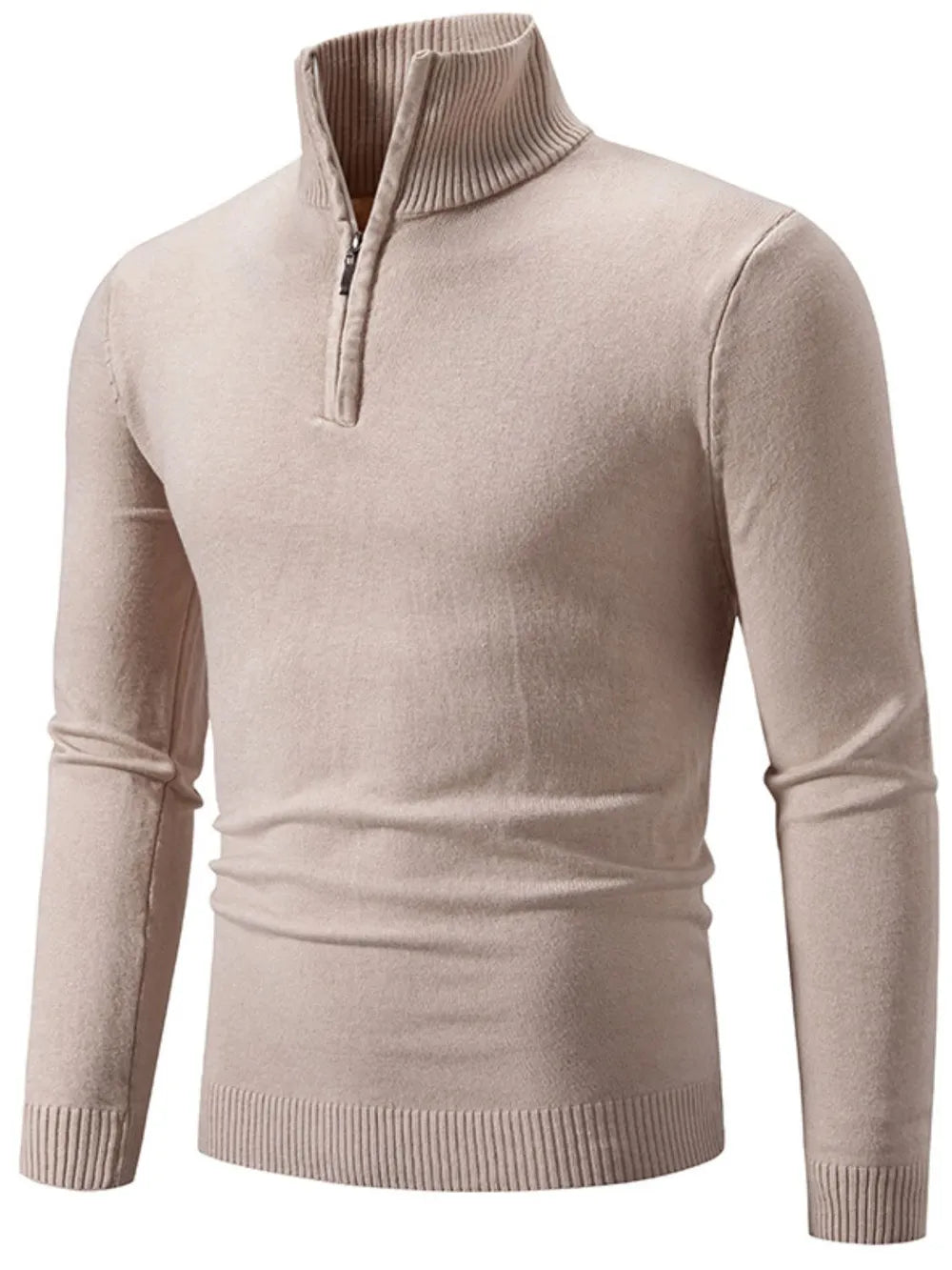 Men's quarter zip sweater for casual everyday wear