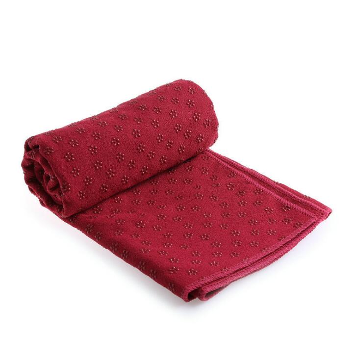 Yoga mat towel absorbent microfiber exercise mat cover